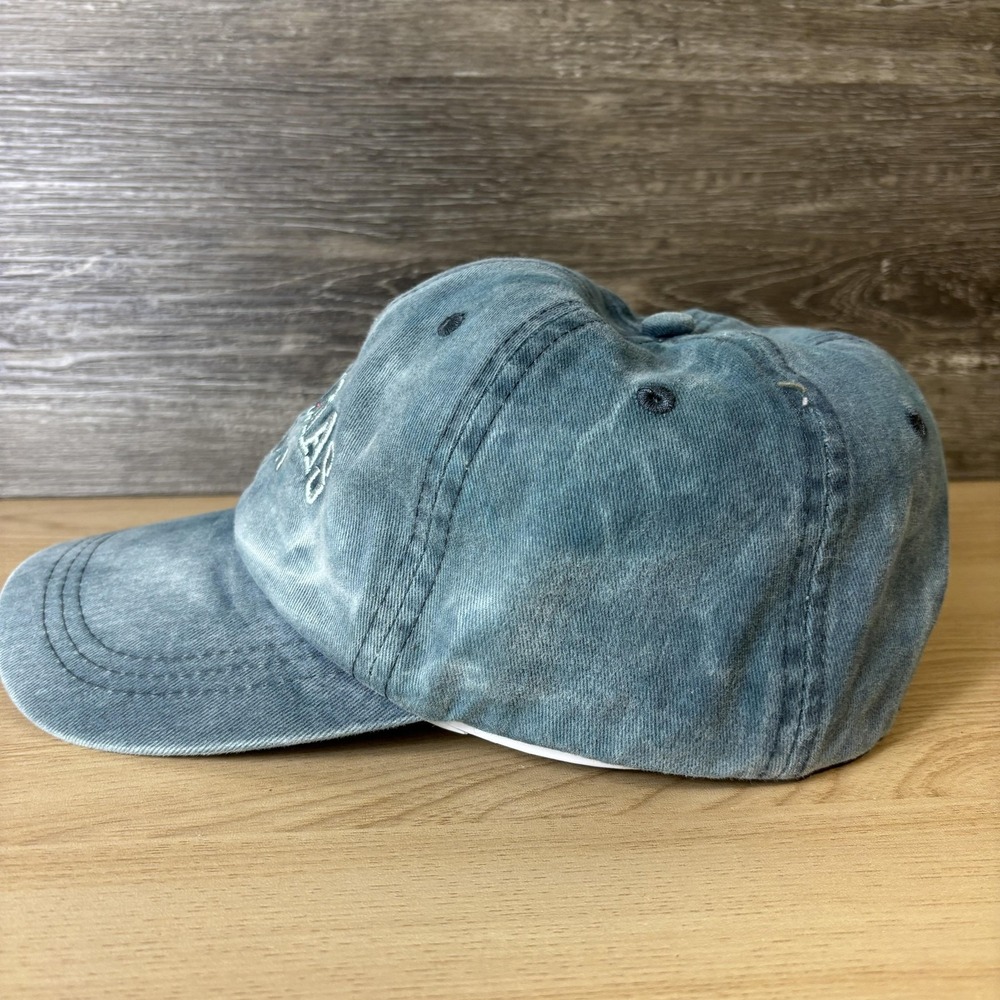 St. Thomas USVI Hat Cap Strap Back Blue Washed Iguana Jack's Souvenir Mens - Picture 4 of 9